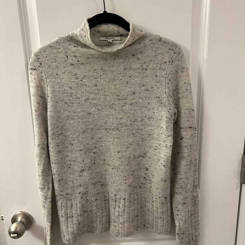 Madewell mock turtleneck sweater-XS